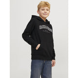 Jack & Jones Junior Black caleb Varsity Sweat Hoodie Noos