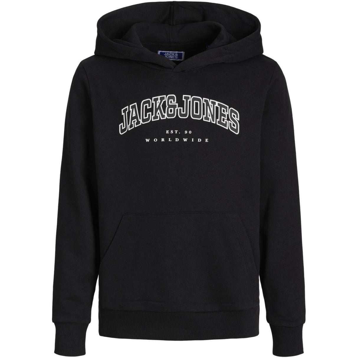 Jack & Jones Junior Black caleb Varsity Sweat Hoodie Noos