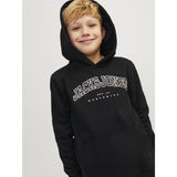 Jack & Jones Junior Black caleb Varsity Sweat Hoodie Noos