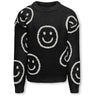 kids ONLY Black Cloud Dancer Happy Smiley Happie Pullover Strik Bluse