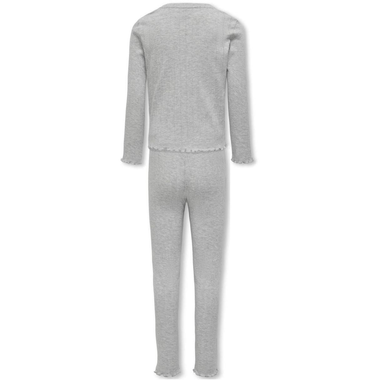 kids ONLY Light Grey Melange Munte Loungewear Sæt