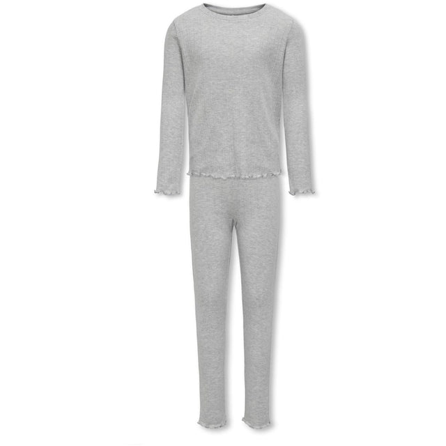 kids ONLY Light Grey Melange Munte Loungewear Sæt