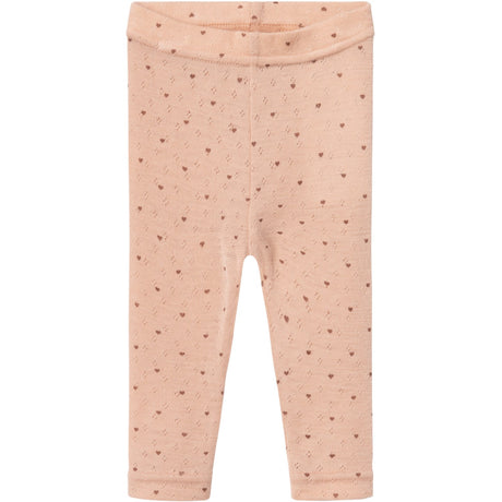 Lil'Atelier Rugby Tan Nava Uld Leggings