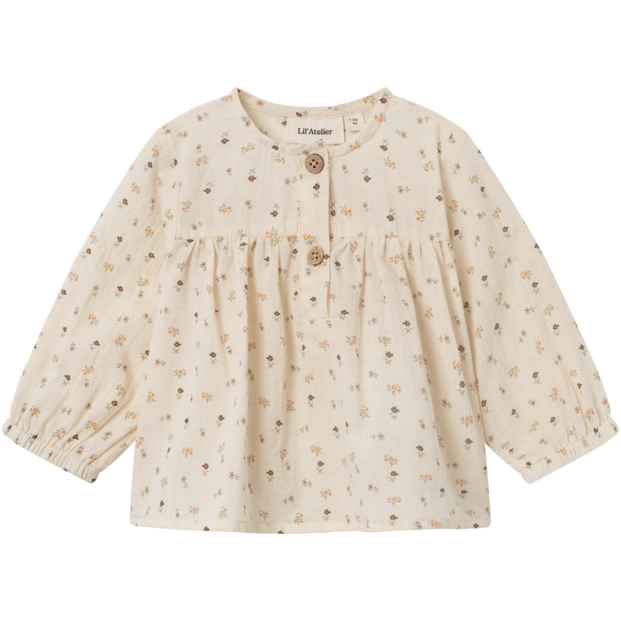 Lil'Atelier Birch Noanna Loose Skjorte