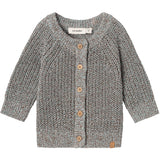 Lil'Atelier Sky Gray Noro Strik Cardigan