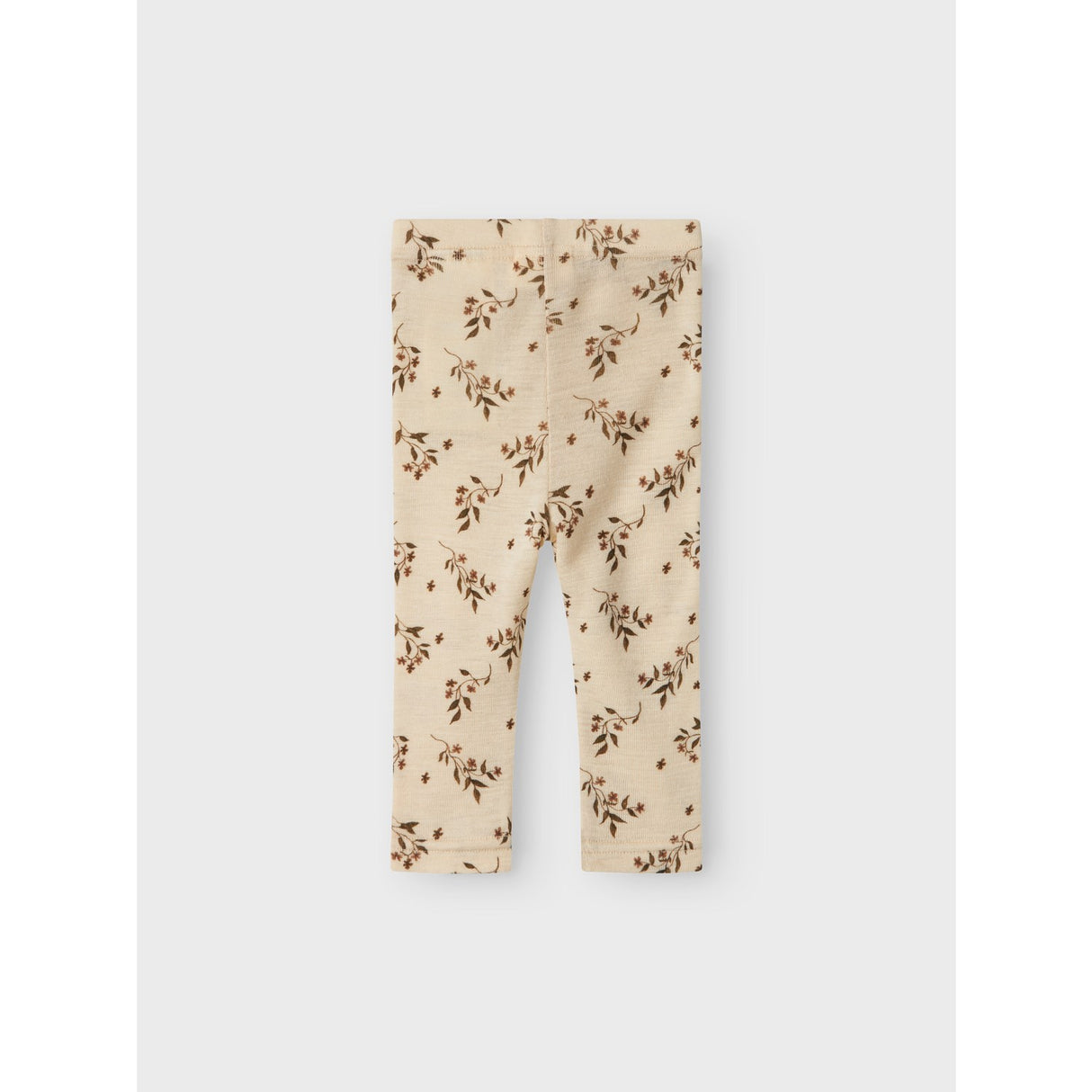 Lil'Atelier Sandshell Nimo Slim Uld/Modal Leggings AOP