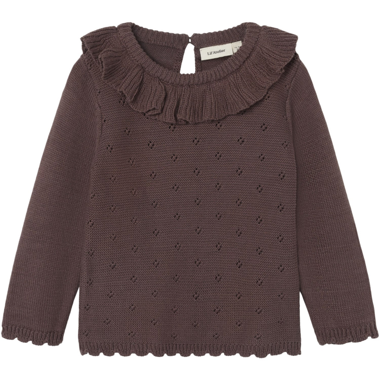 Lil'Atelier Peppercorn Laguna Strik Bluse