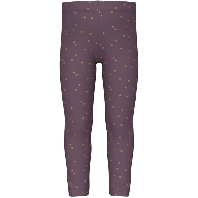 Name It Arctic Dusk Hearts Vivian Glitter Leggings