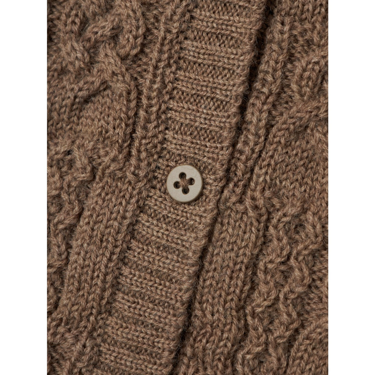 Name It Walnut Wrilla Uld Strik Cardigan