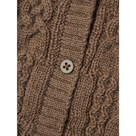 Name It Walnut Wrilla Uld Strik Cardigan