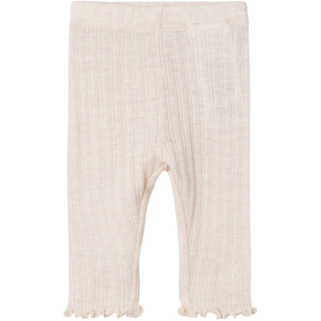 Name It Lilac Ash Wossa Wool/Silk Rib Leggings