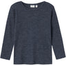 Name It Ombre Blue Wossa Wool/Silk Rib Blouse