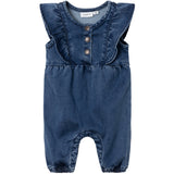 Name It Dark Blue Denim Asta Denim Flæse Buksedragt