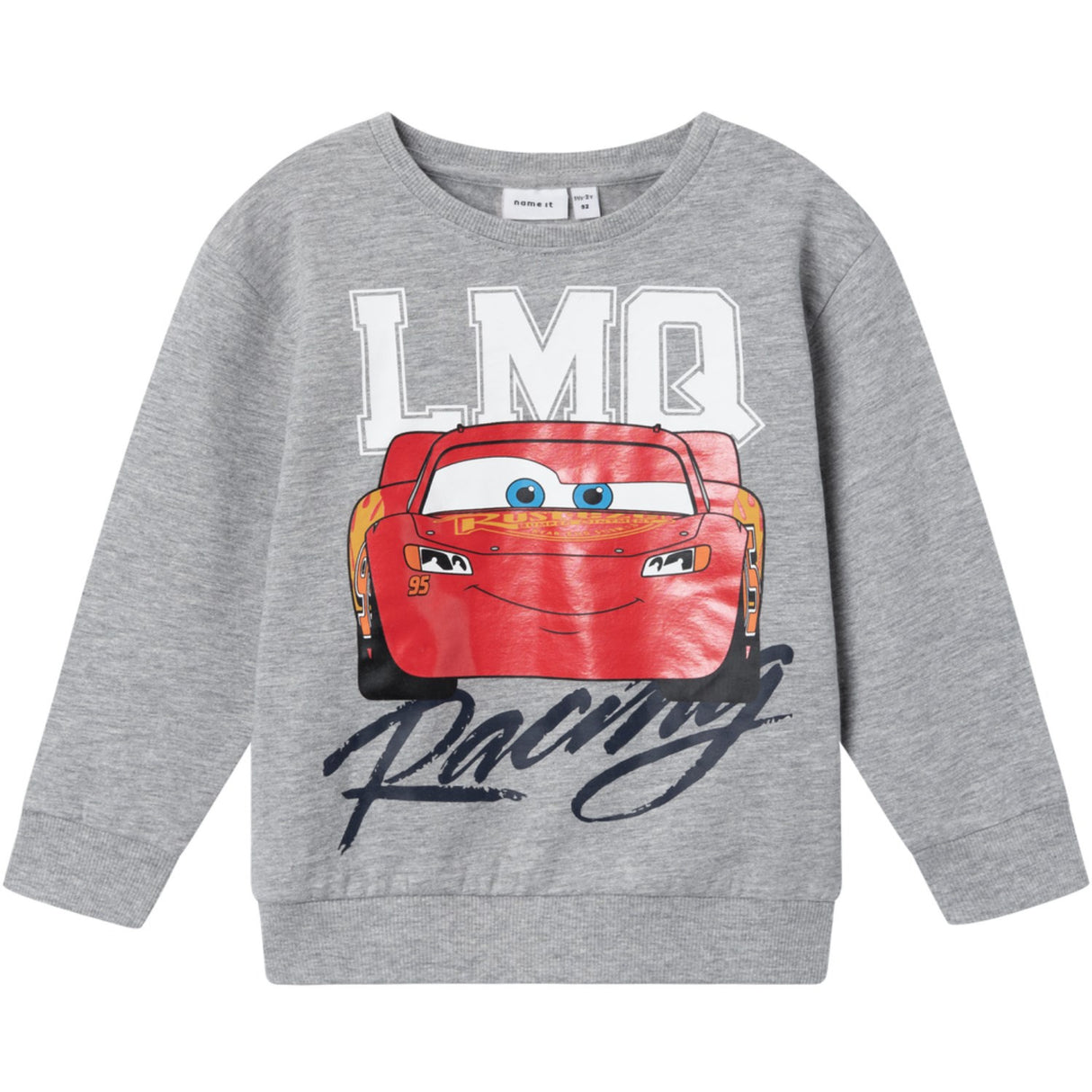 Name It Grey Melange Ans Cars Sweatshirt