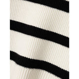 Name It Jet Stream W. Black Stripes Nilla Short Strik Bluse 3