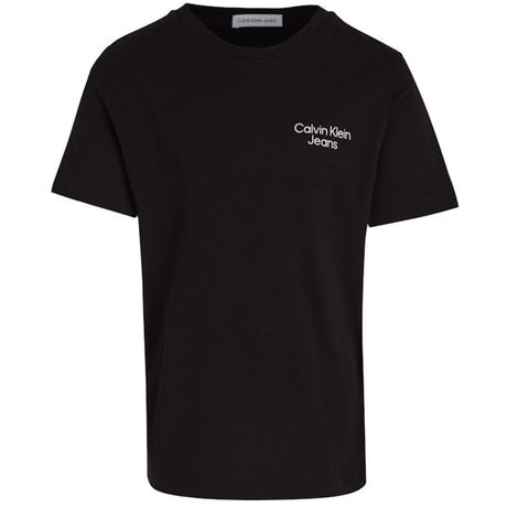 Calvin Klein Ck Black Ckj Stack Logo T-Shirt