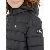 Calvin Klein Ck Black Inst. Logo Light Padded Jacket 4