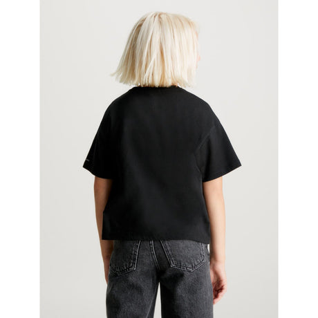 Calvin Klein Ck Black Ck Logo Boxy T-Shirt 2