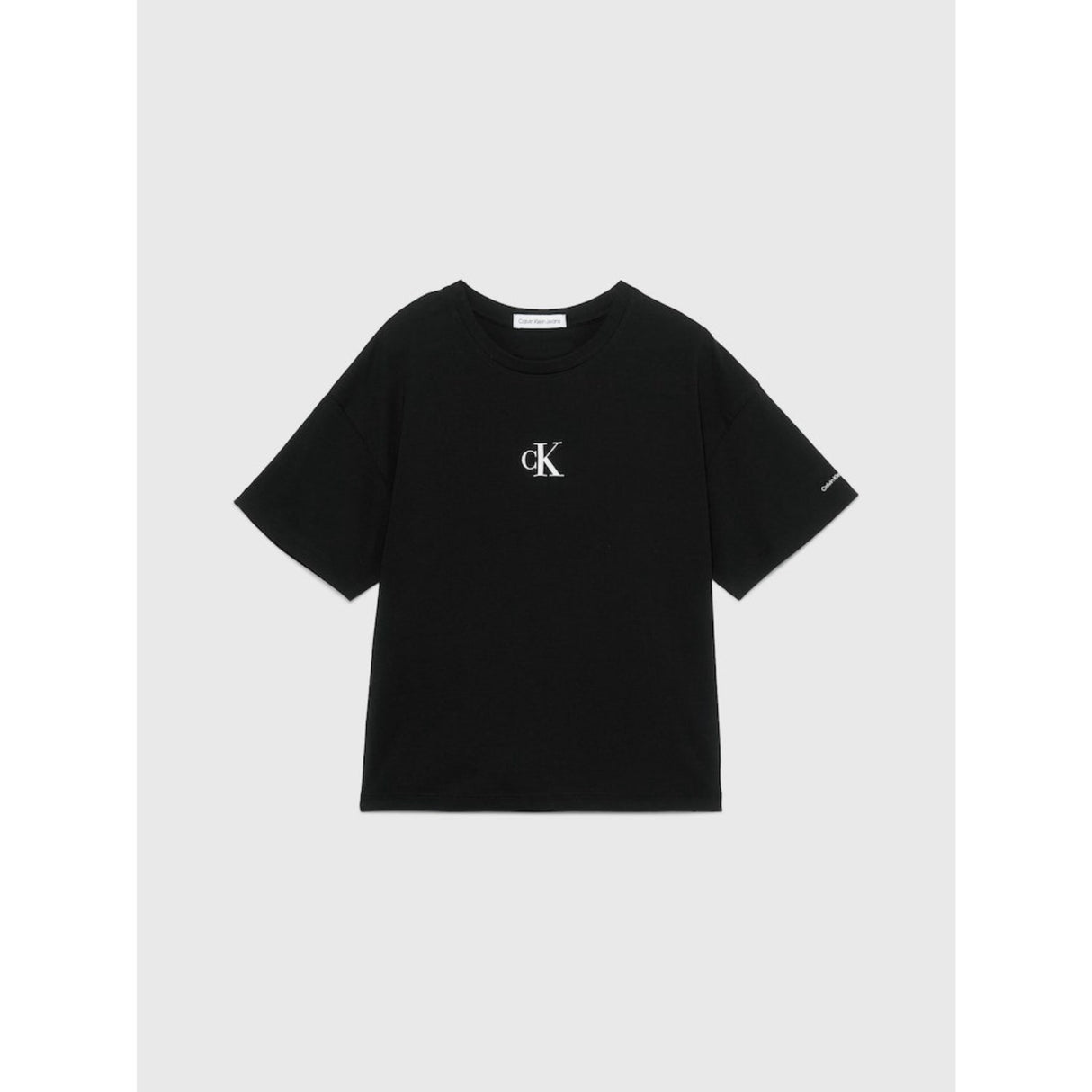 Calvin Klein Ck Black Ck Logo Boxy T-Shirt 6