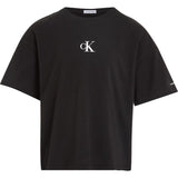 Calvin Klein Ck Black Ck Logo Boxy T-Shirt 7