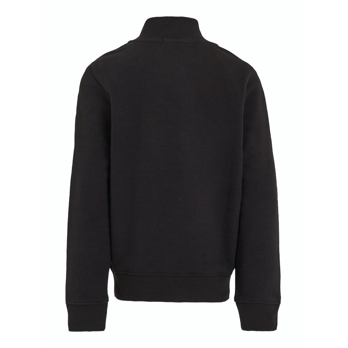 Calvin Klein Ck Black Monogram Mini Badge Half-Zip Sweatshirt 6