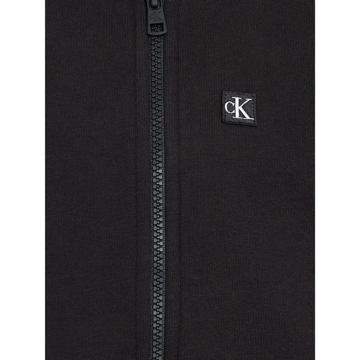 Calvin Klein Ck Black Monogram Mini Badge Half-Zip Sweatshirt 5