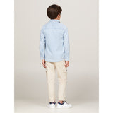 Tommy Hilfiger Denim Mid Wash Denim Skjorte 3