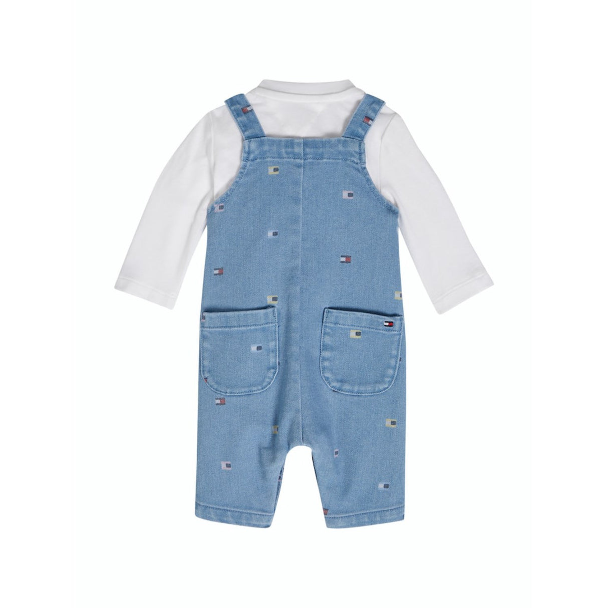 Tommy Hilfiger Denim Medium Fun Allover Print Dungaree Set 3