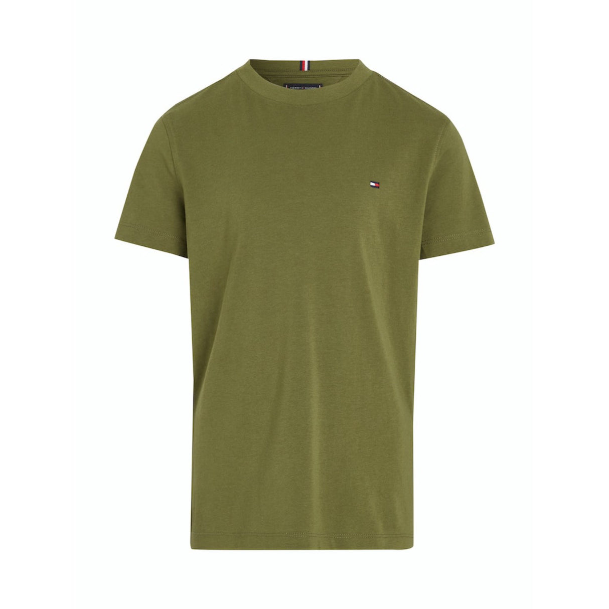 Tommy Hilfiger Utility Olive Essential Cotton Tee S/S 5