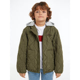 Tommy Hilfiger Utility Olive Light Padded Quilted Jacket 2