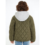 Tommy Hilfiger Utility Olive Light Padded Quilted Jacket 4