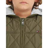 Tommy Hilfiger Utility Olive Light Padded Quilted Jacket 3