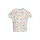 Tommy Hilfiger Ancient White Allover Flower Flower Pointelle Tee Ss