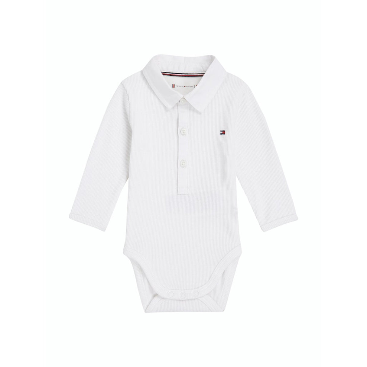 Tommy Hilfiger White Rib Body Ls