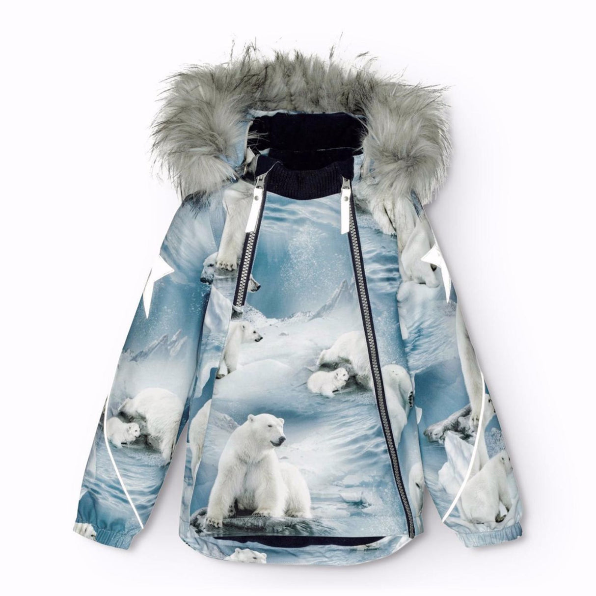 Molo Polar Bear Joy Hopla Fur Jakke