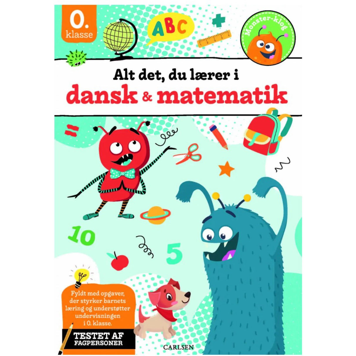 Forlaget Carlsen Alt det, du lærer i dansk & matematik - 0. klasse