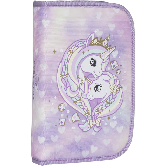 Beckmann Unicorn Princess Purple Et-lags Penalhus m/Indhold