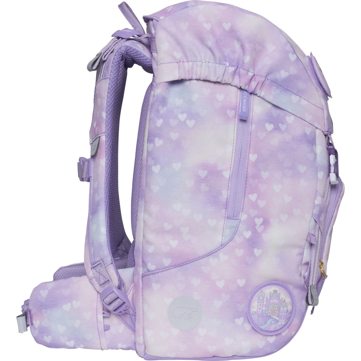 Beckmann Unicorn Princess Purple Classic Maxi Skoletaske 4