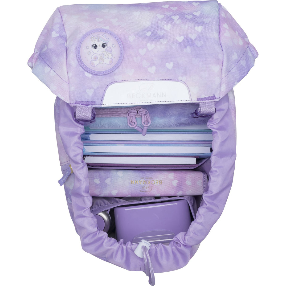 Beckmann Unicorn Princess Purple Classic Maxi Skoletaske 6