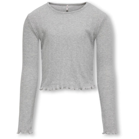 kids ONLY Light Grey Melange Carlotta Top