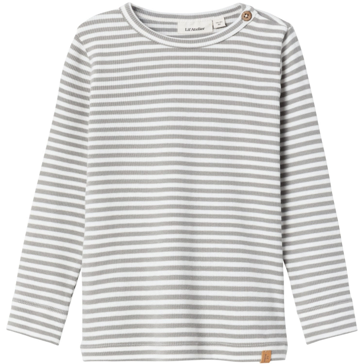 Lil'Atelier Limestone Gago Kre Slim Bluse Noos