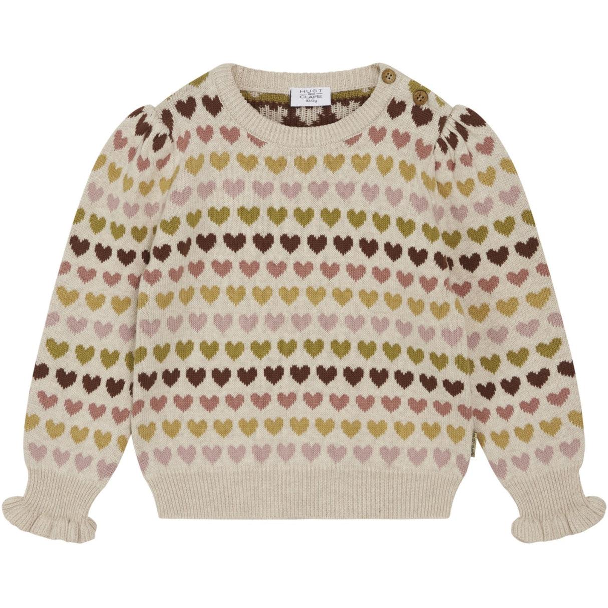 Hust & Claire Wheat Melange Mini Pani Pullover