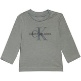 Calvin Klein Meteor Green Monogram Bluse