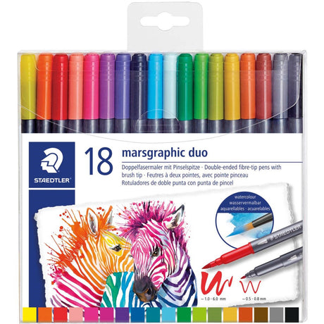 Staedtler Fiber Tip Pen Marsgraphic Duo