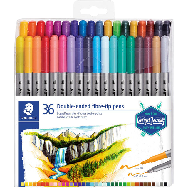 Staedtler Double-Ended Fibre Tip Pens