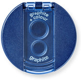 Staedtler Blyantspidser med Opsamler 2-Huls Silver/Blue 3