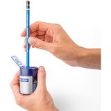 Staedtler Blyantspidser med Opsamler 2-Huls Silver/Blue 4