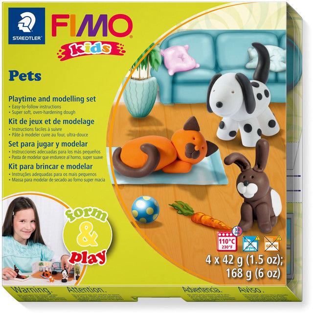 Staedtler Modellervoks Fimo Kids Pets