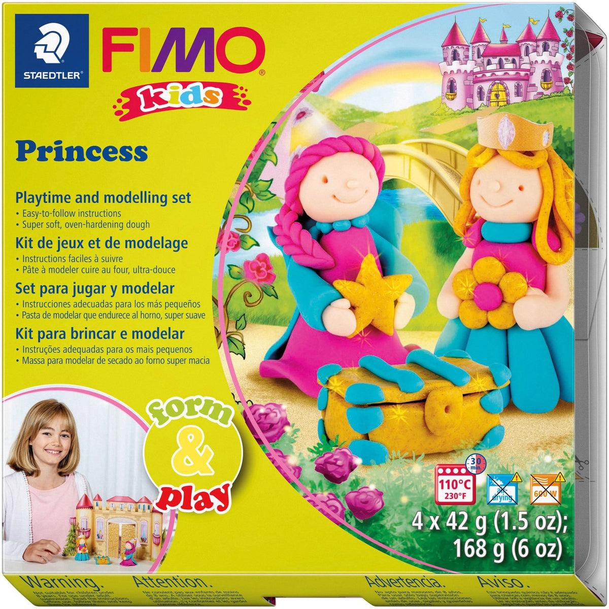 Køb Staedtler Modeling Clay Fimo Kids Princess 4X42 G