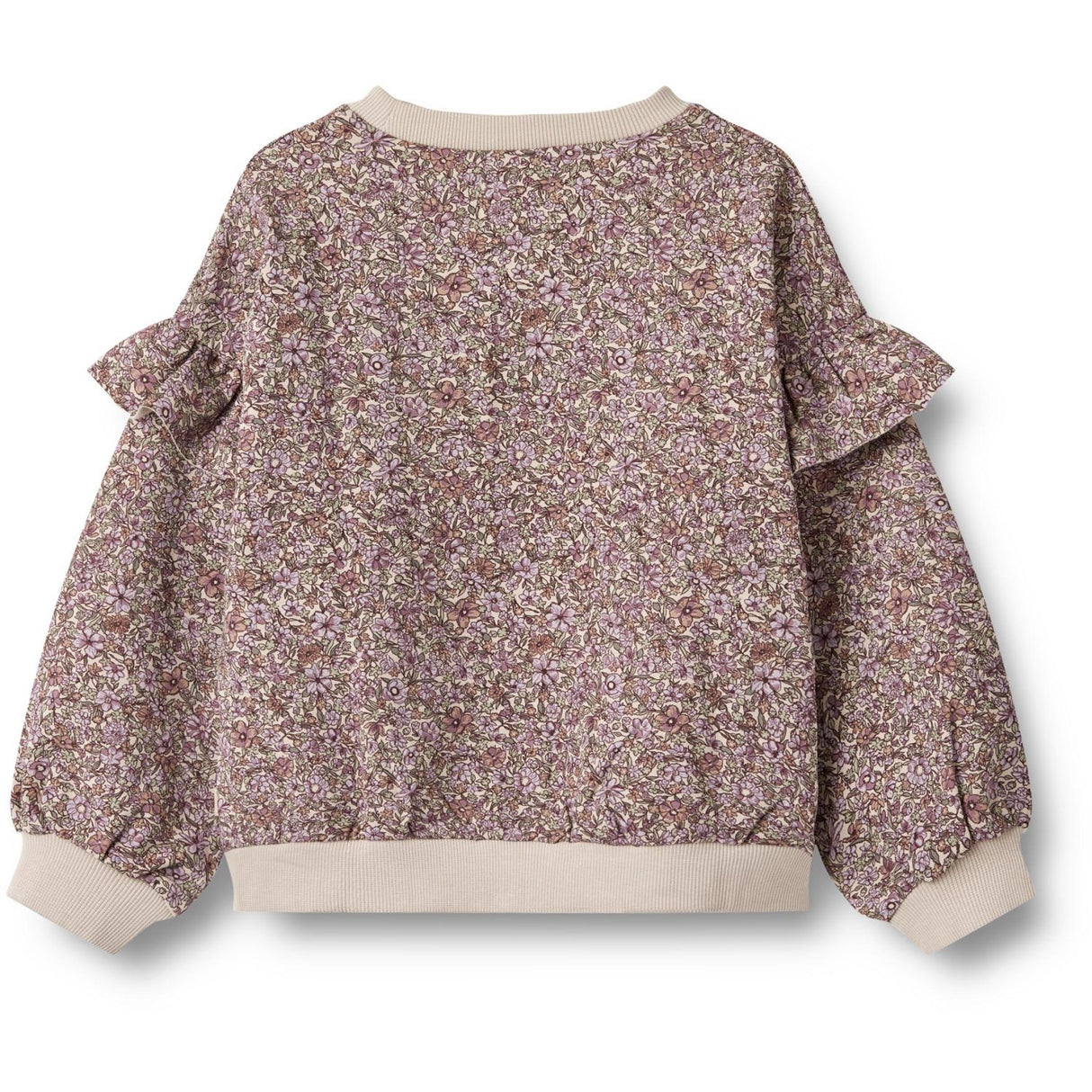 Wheat Lilac Flowers Sweatshirt Lulle